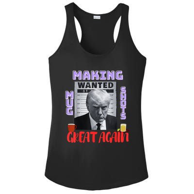 Making Mugshots Great Again Trump 2024 Mugshot President Ladies PosiCharge Competitor Racerback Tank