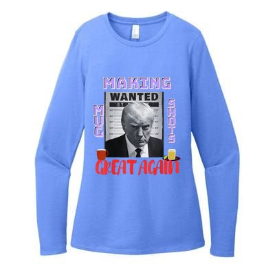 Making Mugshots Great Again Trump 2024 Mugshot President Womens CVC Long Sleeve Shirt