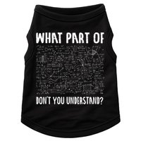Mathematics Math Geek University Teacher Ironic Joke Doggie Tank