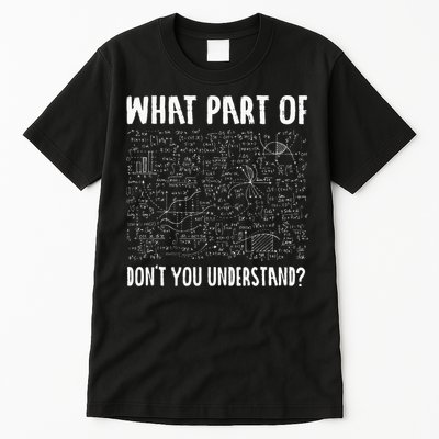 Mathematics Math Geek University Teacher Ironic Joke Tall T-Shirt