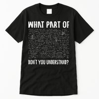 Mathematics Math Geek University Teacher Ironic Joke Tall T-Shirt
