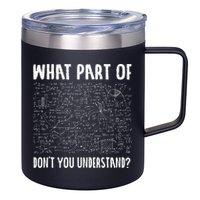 Mathematics Math Geek University Teacher Ironic Joke 12oz Stainless Steel Coffee Mug