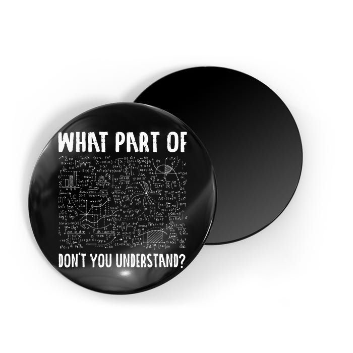 Mathematics Math Geek University Teacher Ironic Joke Magnet