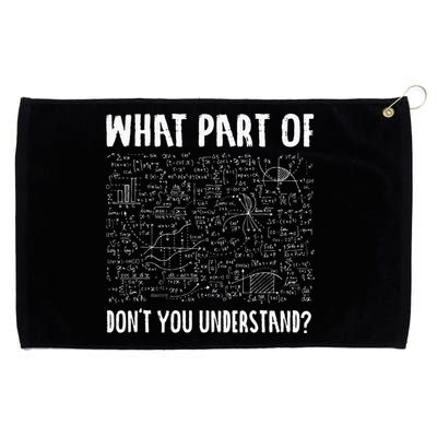 Mathematics Math Geek University Teacher Ironic Joke Grommeted Golf Towel