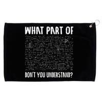 Mathematics Math Geek University Teacher Ironic Joke Grommeted Golf Towel