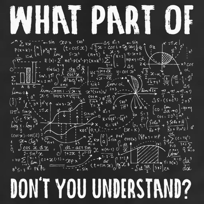 Mathematics Math Geek University Teacher Ironic Joke Microfiber Hand Towel