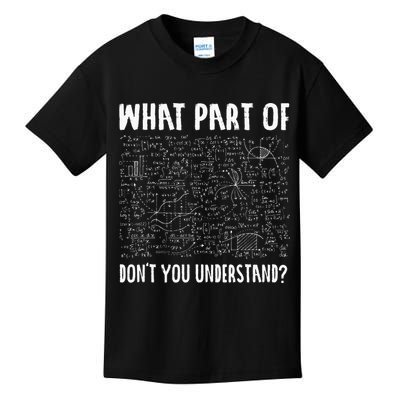 Mathematics Math Geek University Teacher Ironic Joke Kids T-Shirt