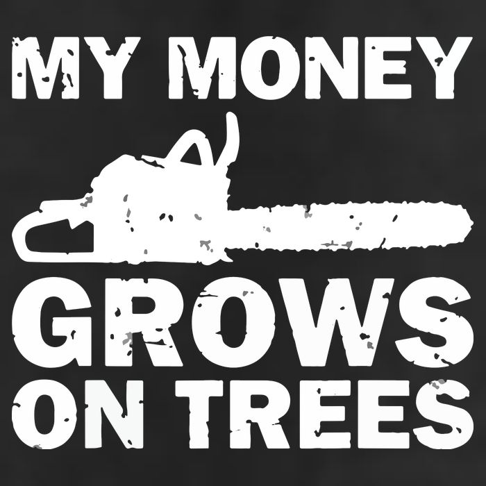 My Money Grows On Trees Funny Logger Arborist Logging Trucker Hat