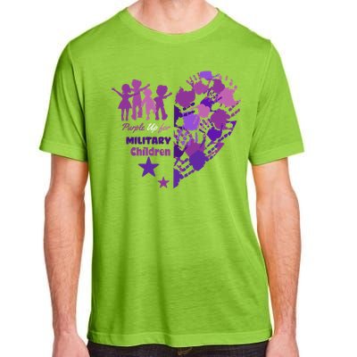 Military Month Great Gift Purple Up Gift Adult ChromaSoft Performance T-Shirt