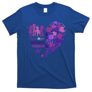 Military Month Great Gift Purple Up Gift T-Shirt