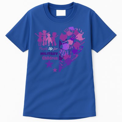 Military Month Great Gift Purple Up Gift Tall T-Shirt