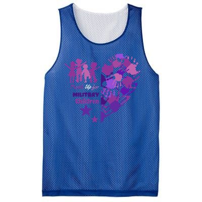 Military Month Great Gift Purple Up Gift Mesh Reversible Basketball Jersey Tank