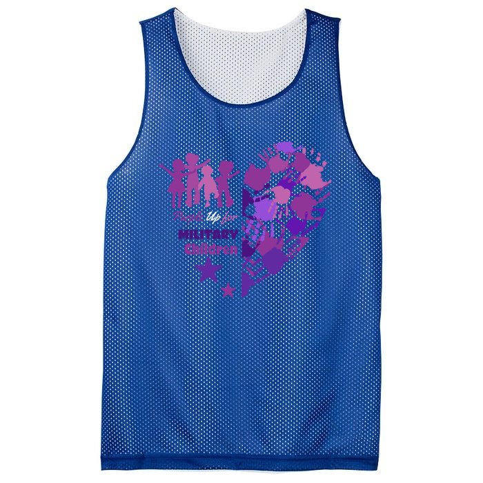 Military Month Great Gift Purple Up Gift Mesh Reversible Basketball Jersey Tank