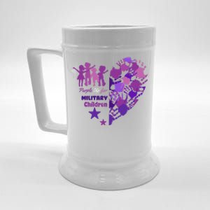 Military Month Great Gift Purple Up Gift Beer Stein