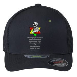 Marcus Mosiah Garvey Quote Jamaican National Hero Flexfit Unipanel Trucker Cap