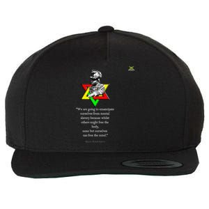 Marcus Mosiah Garvey Quote Jamaican National Hero Wool Snapback Cap