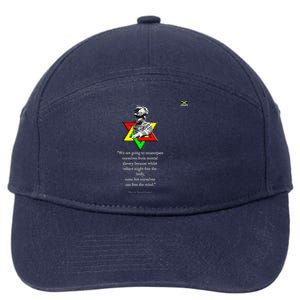 Marcus Mosiah Garvey Quote Jamaican National Hero 7-Panel Snapback Hat