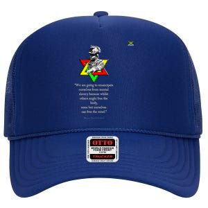 Marcus Mosiah Garvey Quote Jamaican National Hero High Crown Mesh Back Trucker Hat