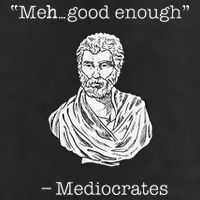 Mediocrates Meh Good Enough Greek Mediocrates Adult Drive Performance Visor