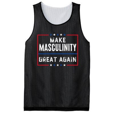 Make Masculinity Great Again Mesh Reversible Basketball Jersey Tank