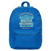 Master Mechanic Gift Funny Gift 16 in Basic Backpack