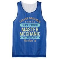 Master Mechanic Gift Funny Gift Mesh Reversible Basketball Jersey Tank