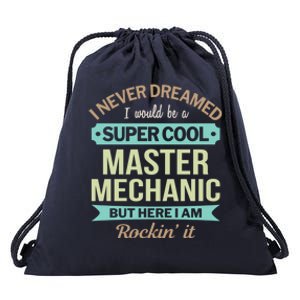 Master Mechanic Gift Funny Gift Drawstring Bag