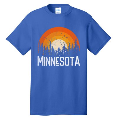 Minnesota Meaningful Gift Retro Style Vintage 70s 80s Gift Tall T-Shirt