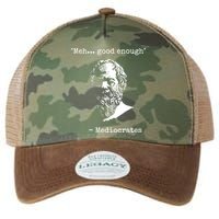 Mediocrates Meh Good Enough Sarcasm Legacy Tie Dye Trucker Hat