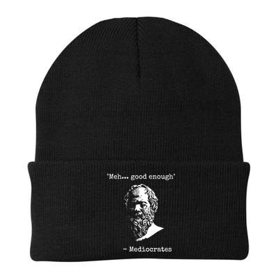 Mediocrates Meh Good Enough Sarcasm Beanie