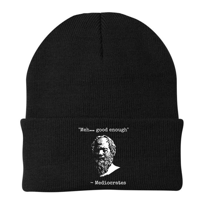 Mediocrates Meh Good Enough Sarcasm Beanie
