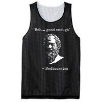 Mediocrates Meh Good Enough Sarcasm Mesh Reversible Basketball Jersey Tank