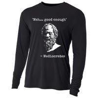 Mediocrates Meh Good Enough Sarcasm Cooling Performance Long Sleeve Crew