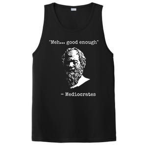 Mediocrates Meh Good Enough Sarcasm PosiCharge Competitor Tank