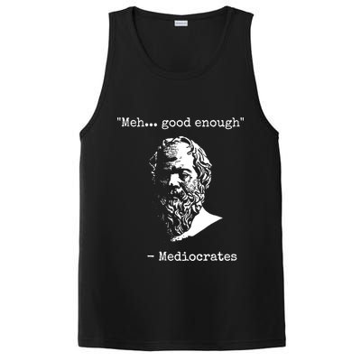 Mediocrates Meh Good Enough Sarcasm PosiCharge Competitor Tank