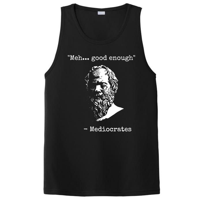 Mediocrates Meh Good Enough Sarcasm PosiCharge Competitor Tank