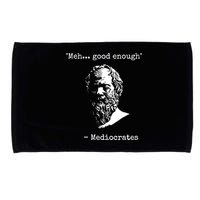 Mediocrates Meh Good Enough Sarcasm Microfiber Hand Towel