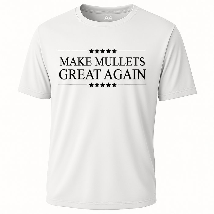 MAKE MULLETS GREAT AGAIN  Funny Mullet Hair Gift   Cooling Performance Crew T-Shirt