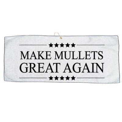 MAKE MULLETS GREAT AGAIN  Funny Mullet Hair Gift   Large Microfiber Waffle Golf Towel