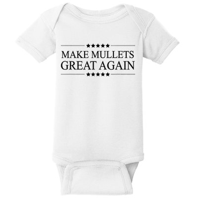 MAKE MULLETS GREAT AGAIN  Funny Mullet Hair Gift   Baby Bodysuit