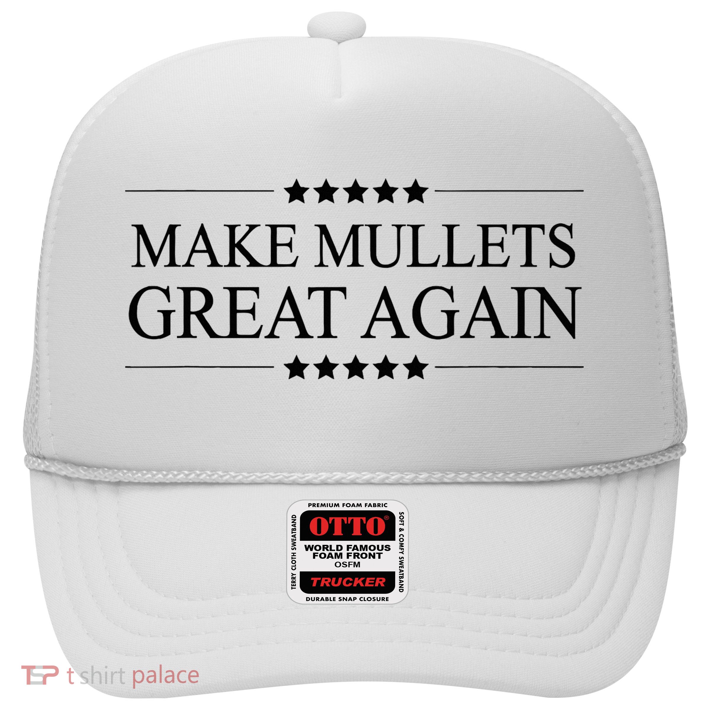 MAKE MULLETS GREAT AGAIN  Funny Mullet Hair Gift   Trucker Hat