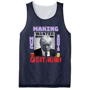 Making Mugshots Great Again Trump 2024 Mugshot President Mesh Reversible Basketball Jersey Tank