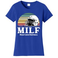 Milf Meaningful Gift I Love Football Helmet Gift Women's T-Shirt