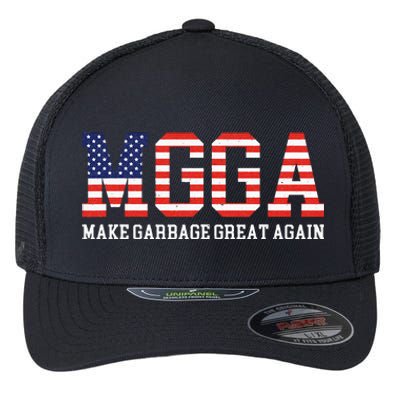 Mgga Make Garbage Great Again Flexfit Unipanel Trucker Cap