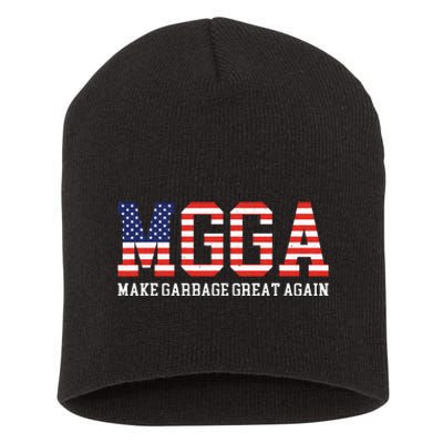 Mgga Make Garbage Great Again Short Acrylic Beanie