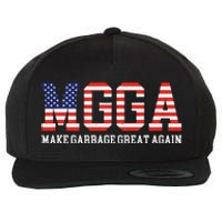 Mgga Make Garbage Great Again Wool Snapback Cap