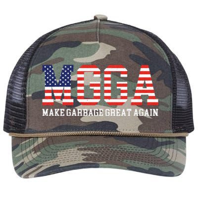 Mgga Make Garbage Great Again Retro Rope Trucker Hat Cap