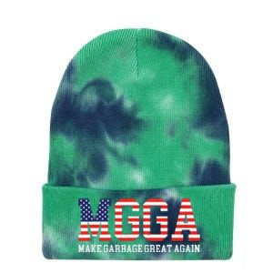 Mgga Make Garbage Great Again Tie Dye 12in Knit Beanie