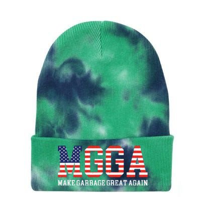 Mgga Make Garbage Great Again Tie Dye 12in Knit Beanie