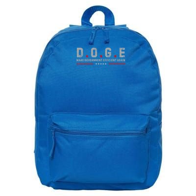  MAGA Make Government Efficient D.O.G.E  16 in Basic Backpack